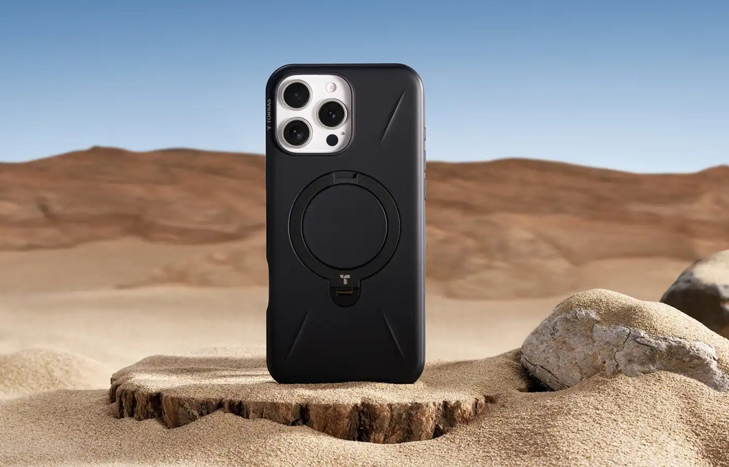 Make iPhone 16 Pro Max last longer with TORRAS Ostand360XF