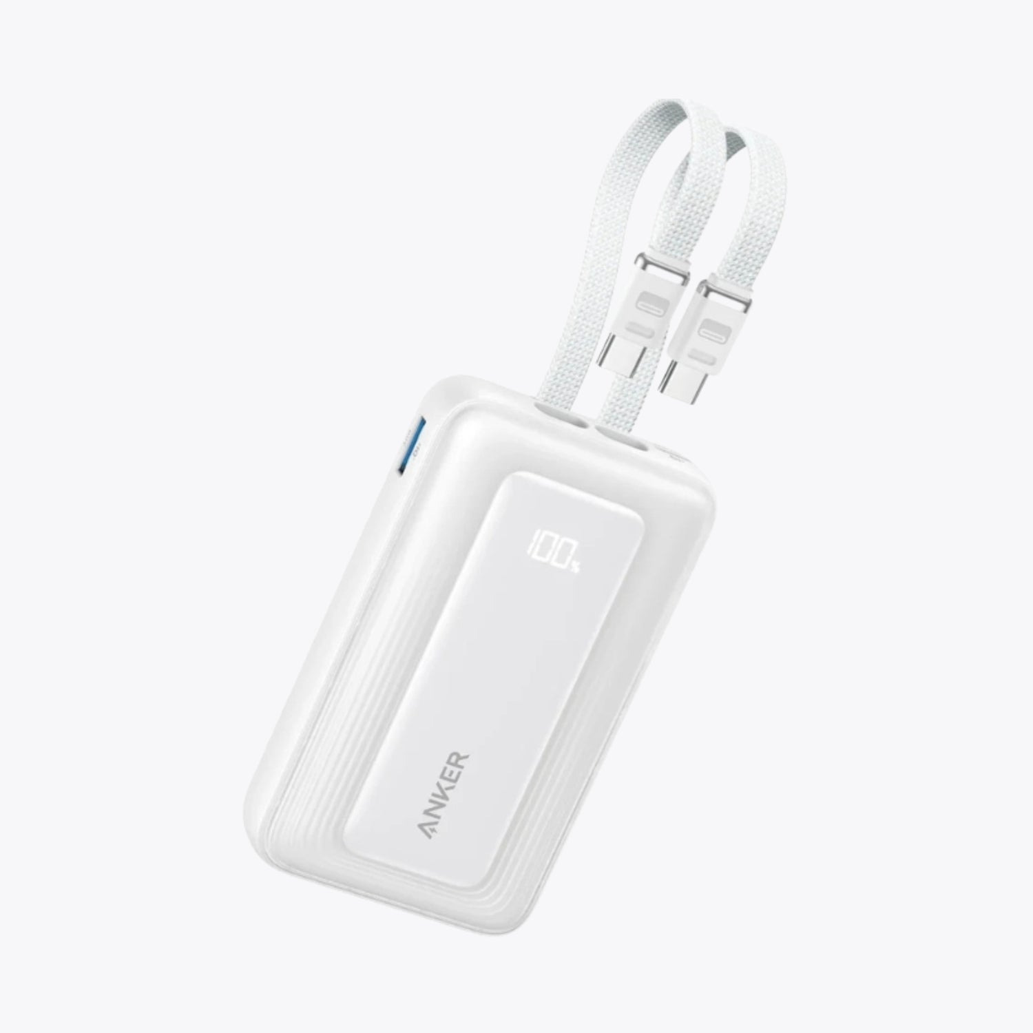Zolo Power Bank (10K, 35W, Built-in Dual USB-C Cables)
