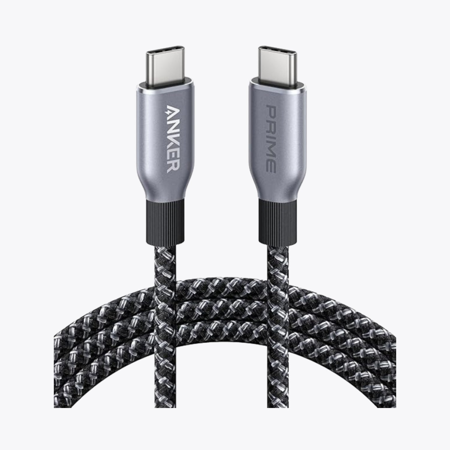Prime USB-C to USB-C Cable (240W, Upcycled-Braided)