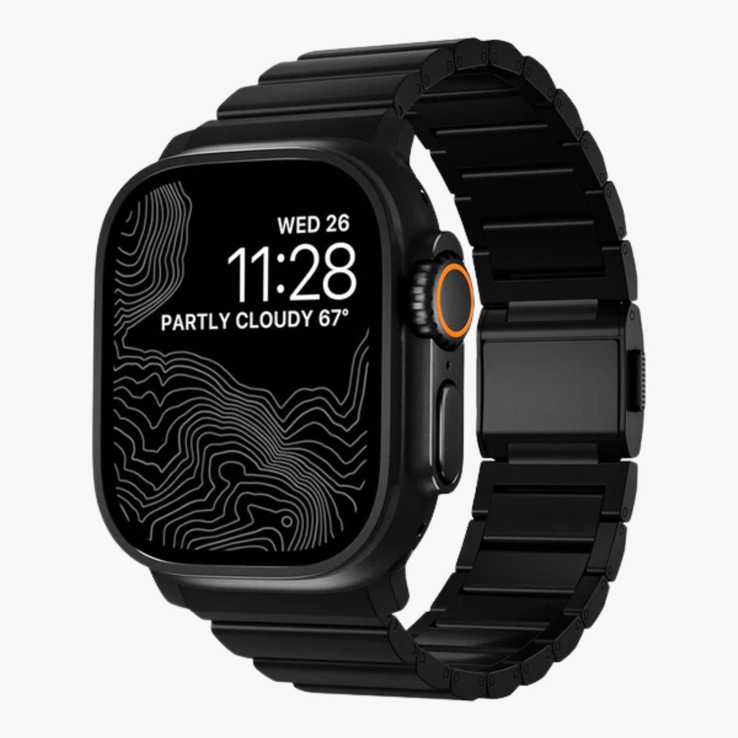 Redefine Magnetic Titanium & Silicone Rugged Band for Apple Watch 44–49 mm