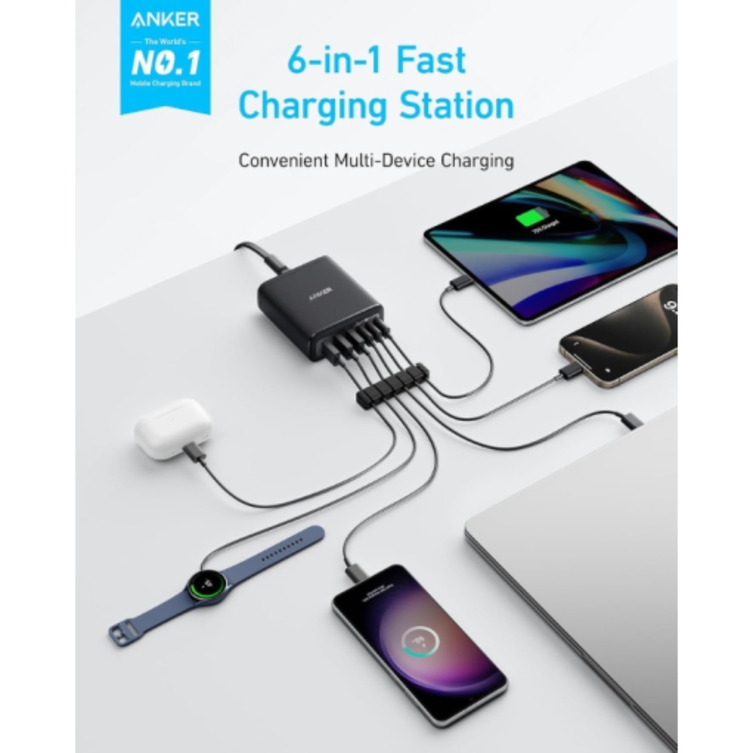Charger (112W, 6 Ports)